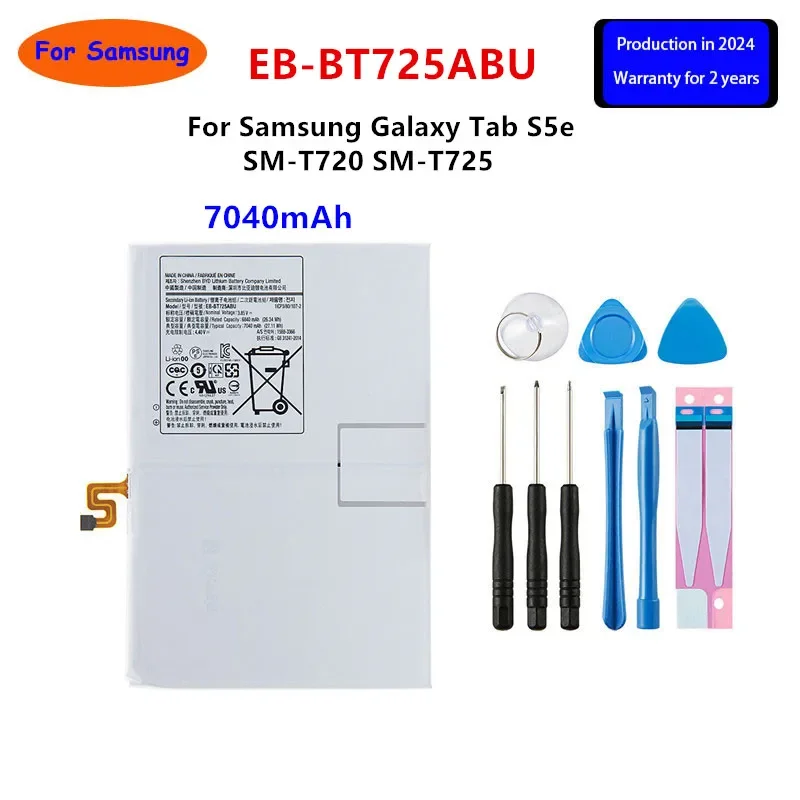 Совершенно новый сменный аккумулятор для планшета EB-BT725ABU 7040 мАч Samsung Galaxy Tab S5e T725C