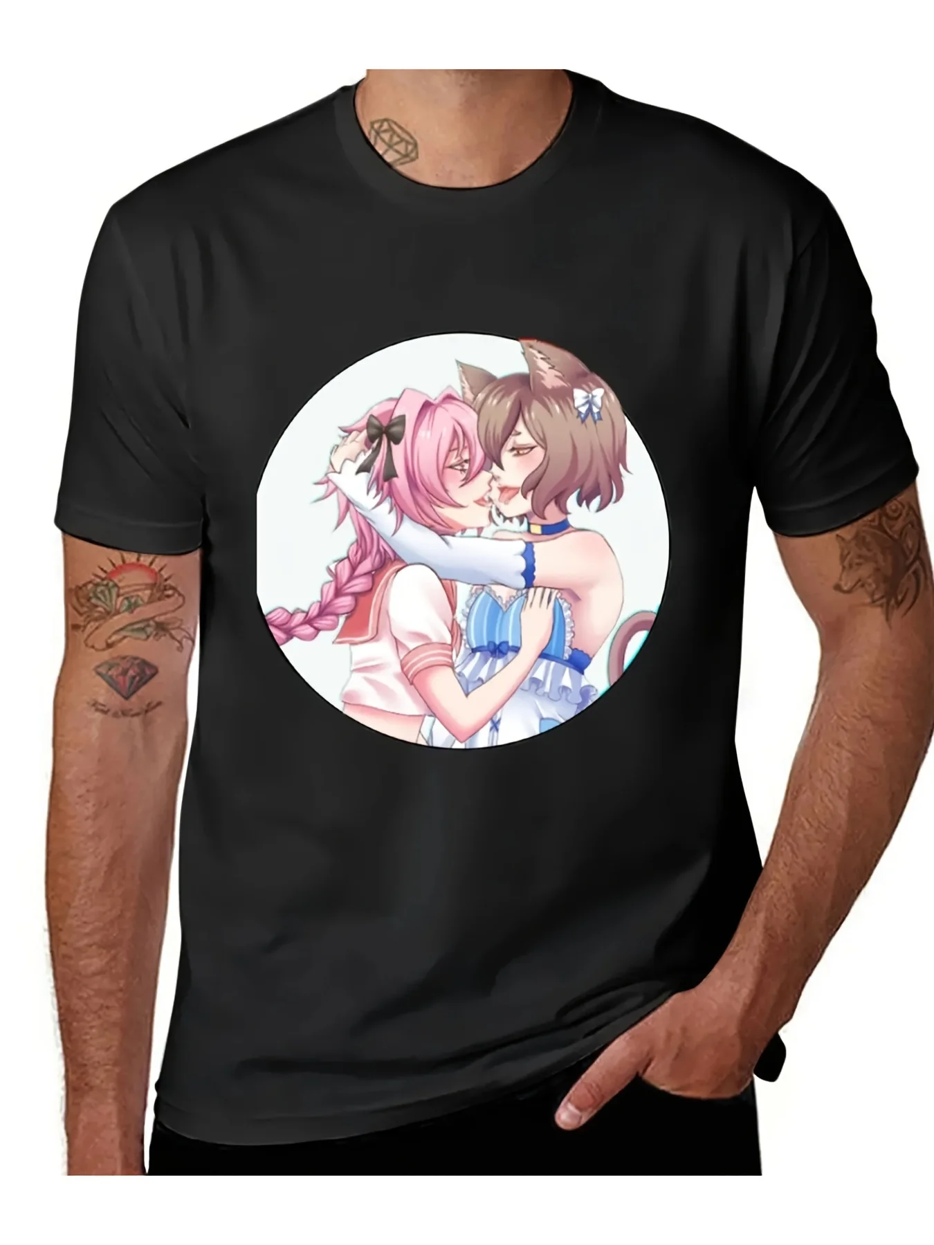 Новая футболка Astolfo X Felix в большой версии новое издание для мужчин модная с