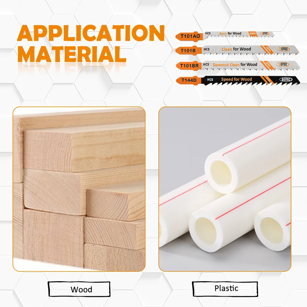 BGTEC 5 шт./компл. SK5 HCS Деревообработка Т-образная ручка Кривое пильное полотно