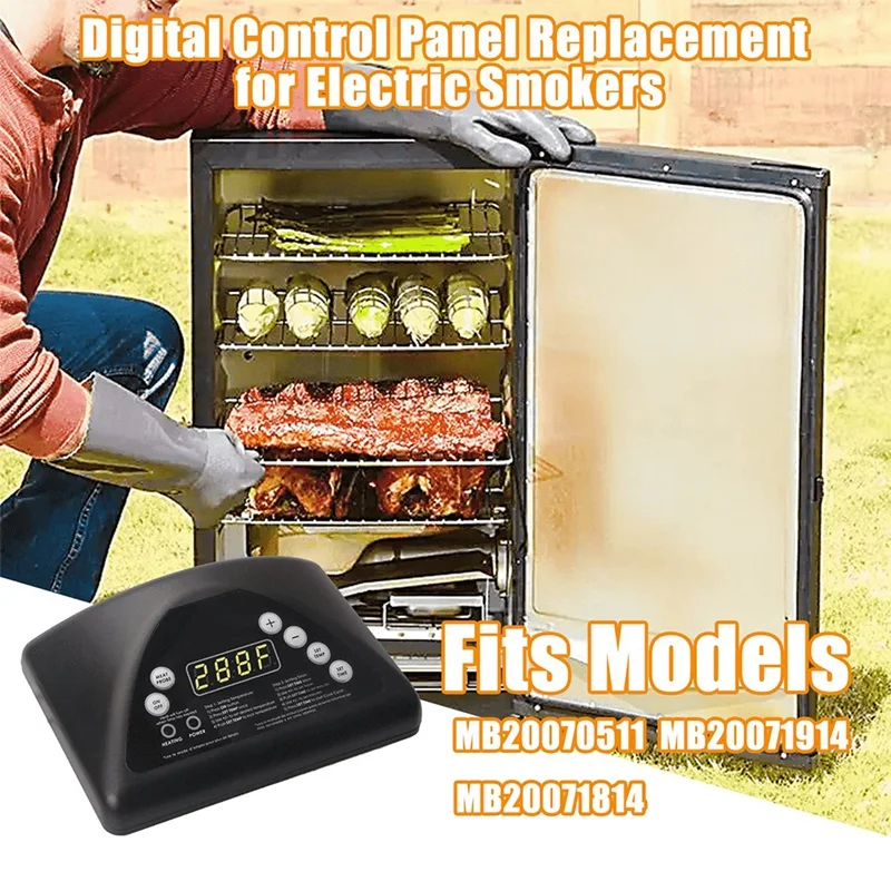9907100008 Digital Control Panel Smoker Grill Compatible With Masterbuilt 20070511 20071914 20071814 Top Controller