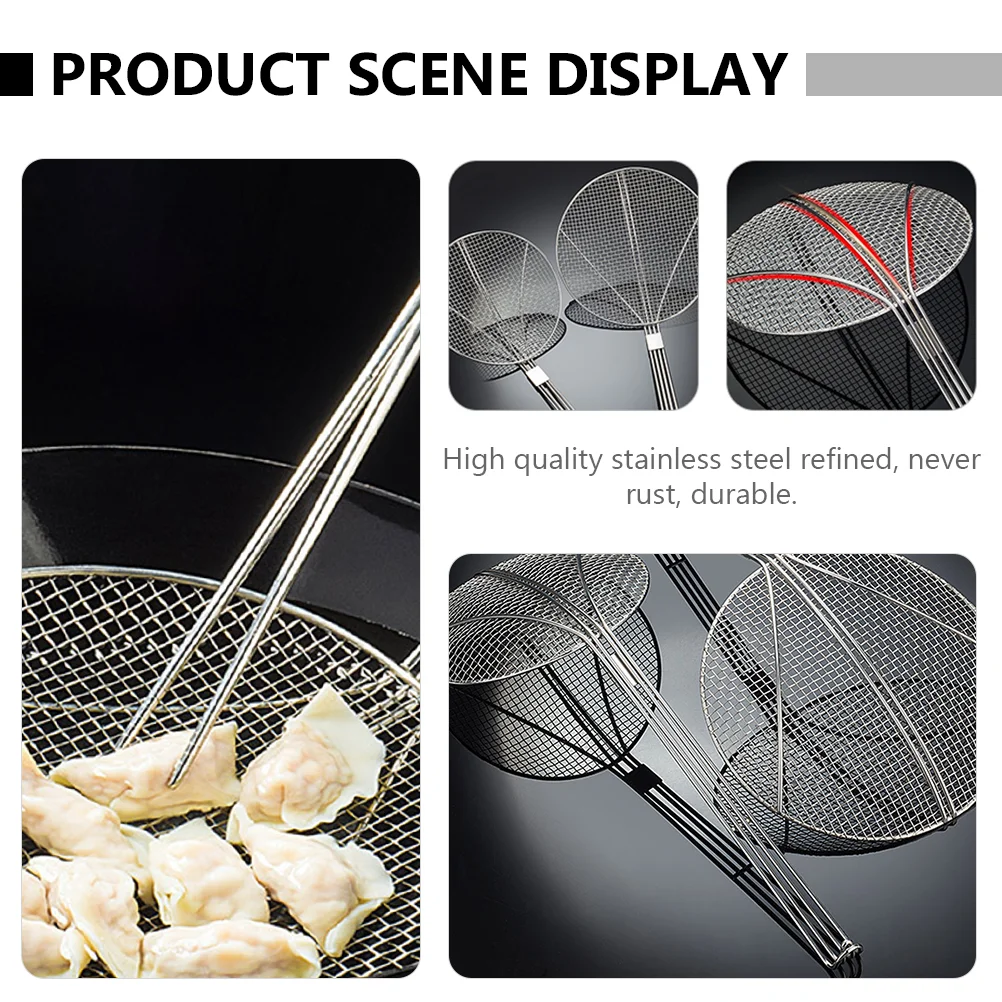 

Spider pasta colander strainer Strainer Skimmer Ladle Aasian Metal Frying Basket Pasta Basket with Long Handle Fat Skimmer