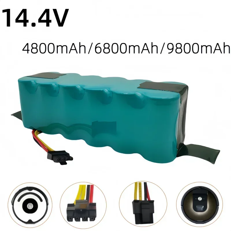 14 4 В 4800 мАч/6800 мАч/9800 мАч можно использовать для пылесосов x500 x900 T322 T320 CR120 CR121 CR540 и