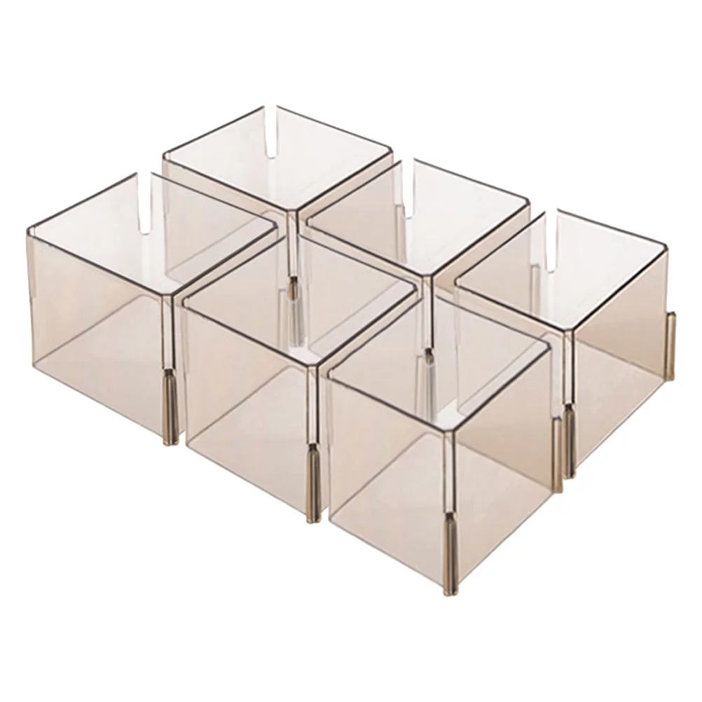 

6PCS Clothes Organizers Wardrobe Socks Storage Holders Drawer Sock Boxes