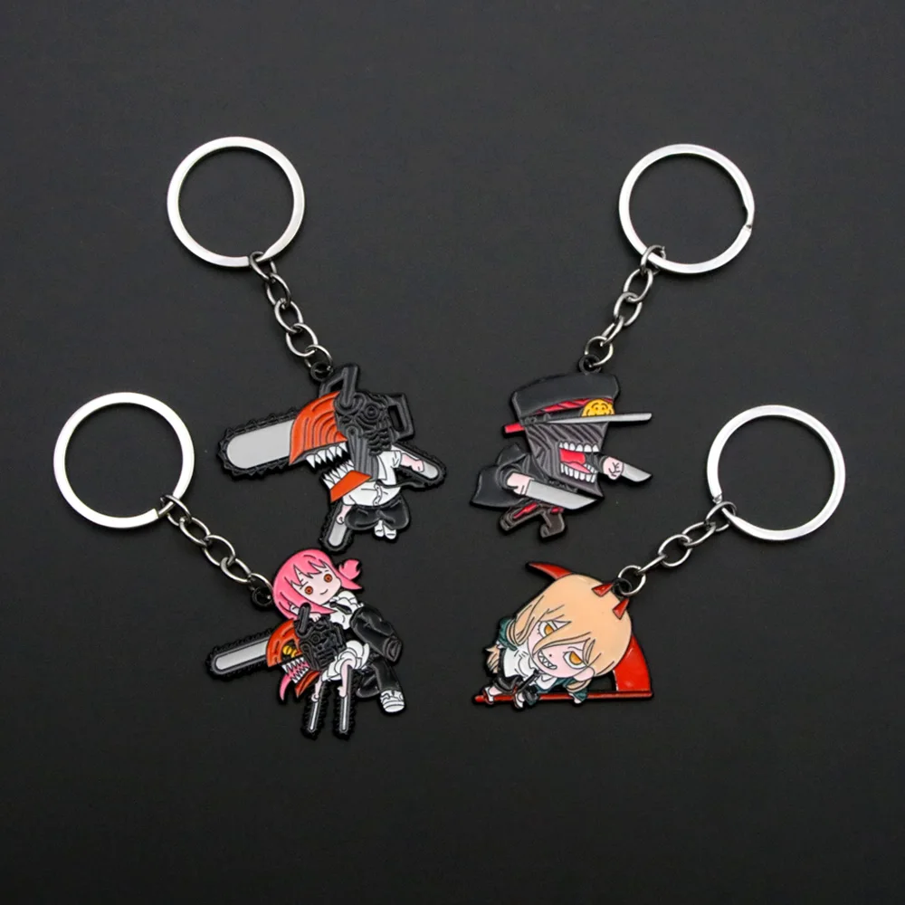 

Anime Chainsaw Man Keychain Cartoon Cosplay Prop Pochita Denji Figure Enamel Pendant Keychain Unisex Jewelry Gift