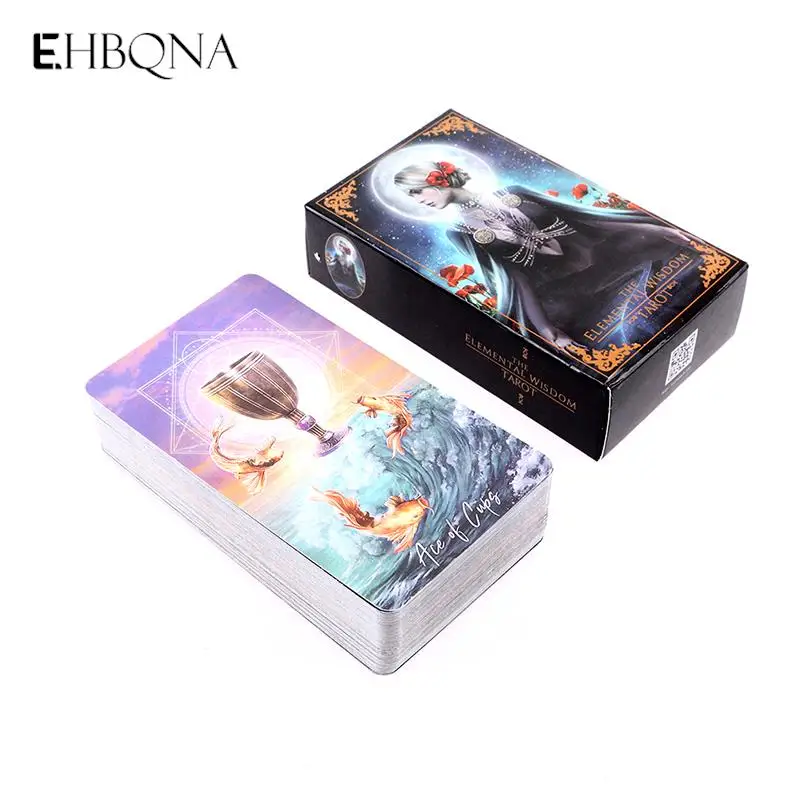 

Tarot Oracle Card Mysterious Divination Comics Tarot Card Game Board Game 10.6*6.3*2.7cm Laser Paper Divination Prediction
