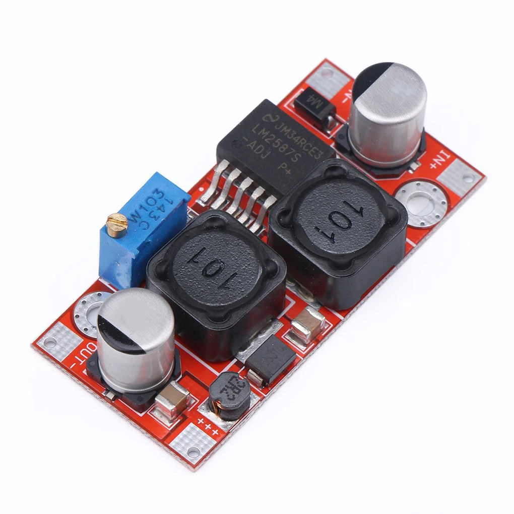 

DC-DC Auto Boost Buck Converter 3-35V to 1 25-30V 2A 18W Full Range Regulator Step-up Step-down Power Supply Module LM2587