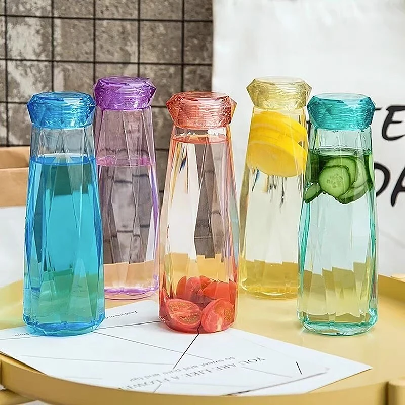 Алмазная бутылка для воды стеклянная чашка не содержит свинца термостойкая