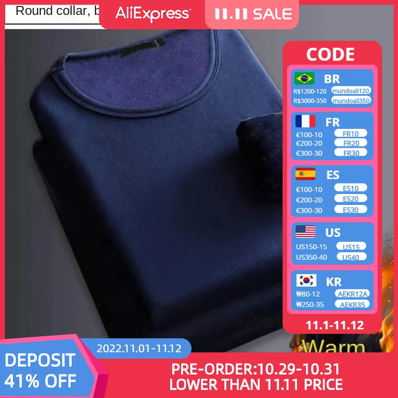 

2022 Autumn Winter Men Thermal Underwear Tops Comfortable Long-Sleeved Warm Slim Men's Clothes Plus Velvet Thickening Tops