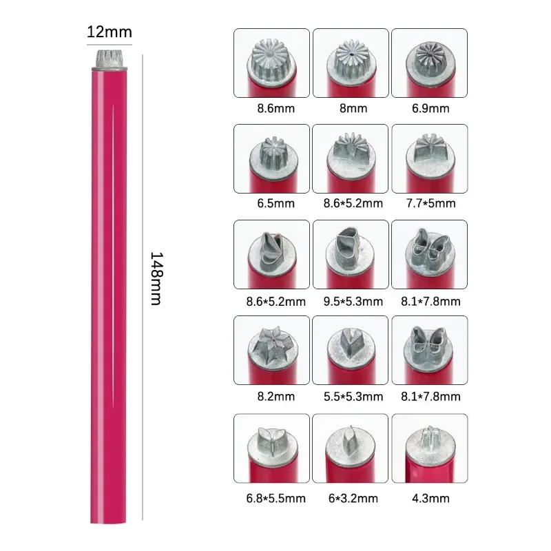 6/10 шт. новый набор ручек для дизайна ногтей разные цветочные узоры инструмент