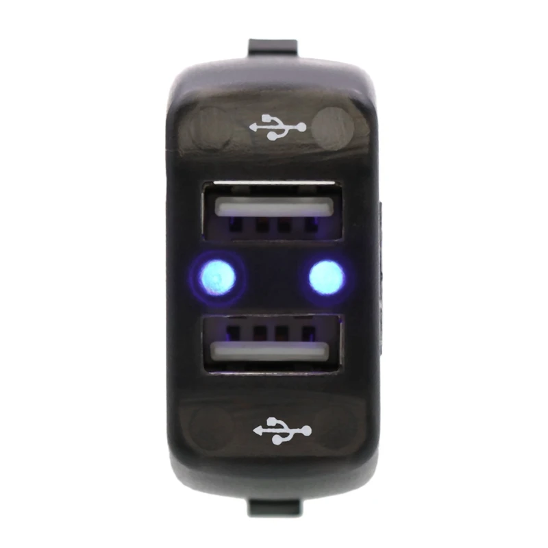 

Автомобильное зарядное устройство с двумя USB-портами, 5 В, 2,1 А