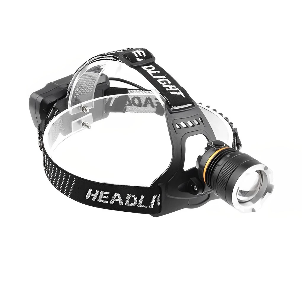 

Zoomable Headlamp USB Charging Waterproof 3 Modes Adjustable Portable Night Cycling Riding Head Light Flashlight Lamp