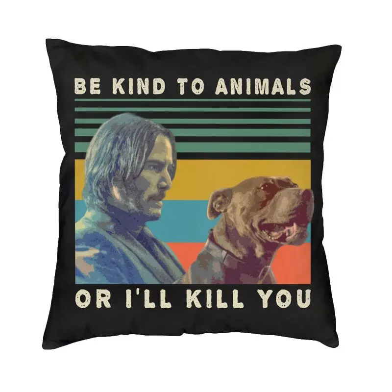 

Keanu Reeves John Wick Cushion Cover Canadian Actor Star Velvet Cute Pillow Case For Sofa Home Decor Pillowcase