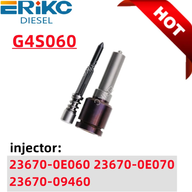 ERIKC новая топливная форсунка G4S060 g4s60 для Toyota Hilux 1GD 23670-0E060 23670-0E070 23670-09460