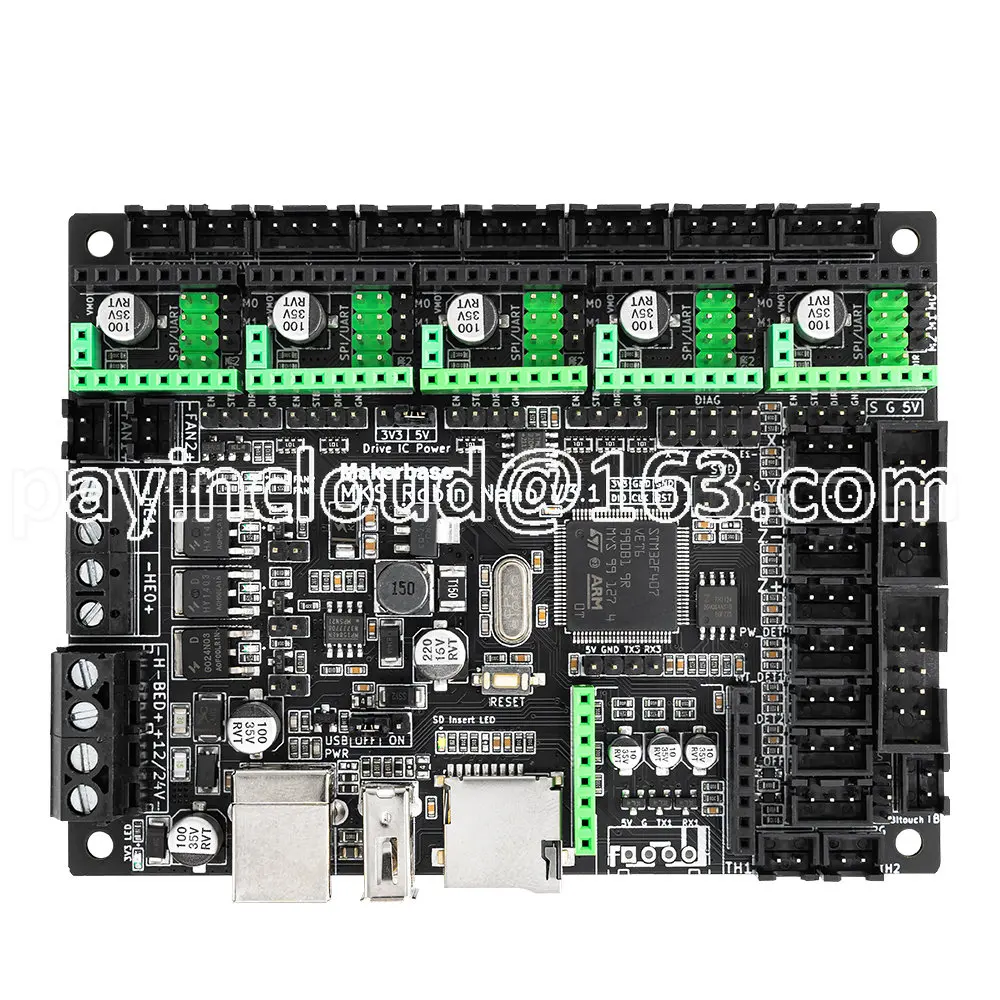 

Материнская плата для 3D-принтера MKS Robin Nano V3.1, двойная интегрированная панель управления Z-Axis M4 Core