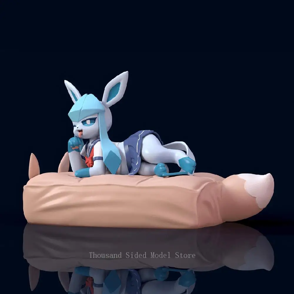 В наличии Kawaii Pokemon Glaceon масштаб 120 Gk модель игрушки Givrali домашние фигурки ручной работы ПВХ материал аниме украшение для рабочего стола (art.: 3920cde38168e) - 3920cde38168e