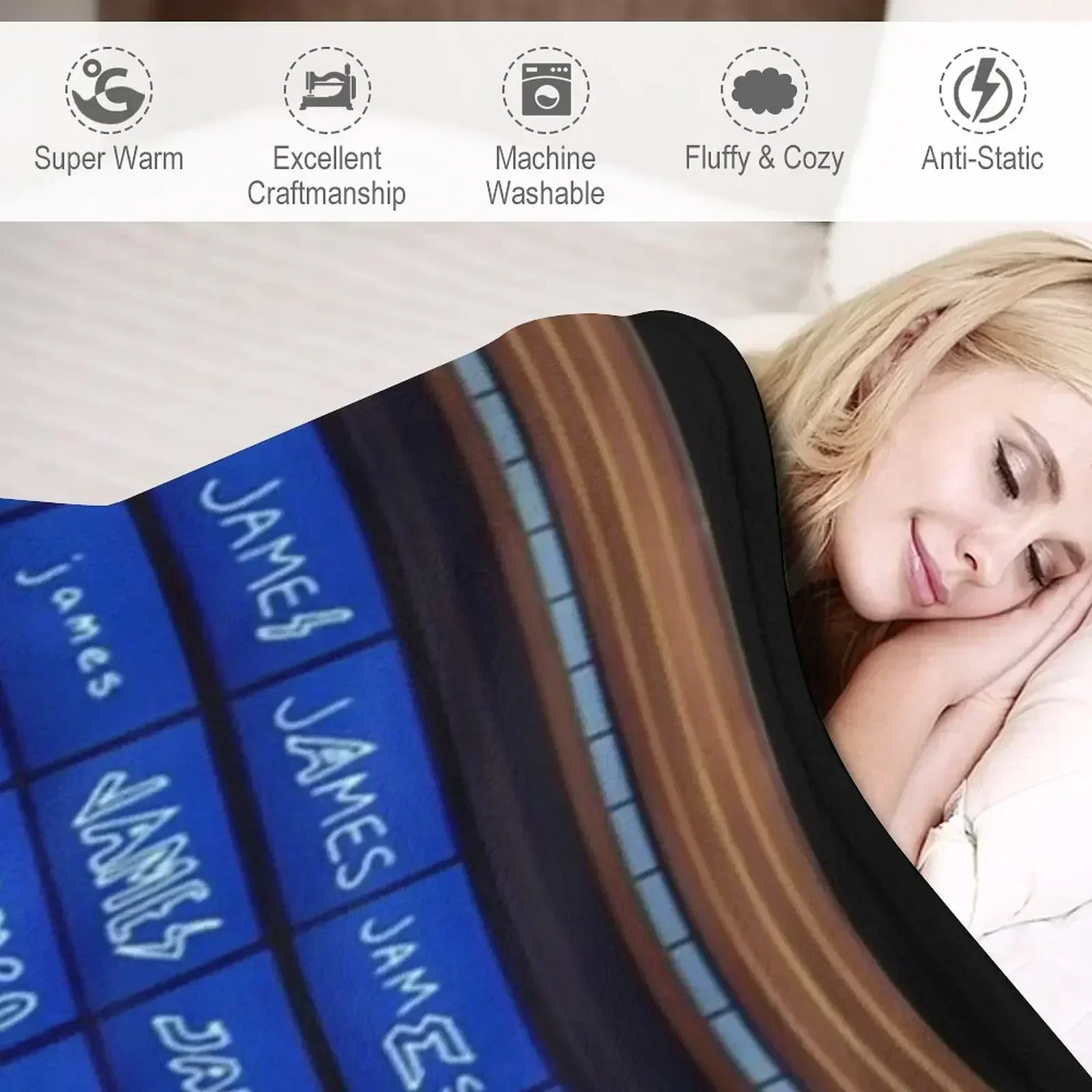 Новое одеяло The Champ- James Holzhauer без дат волосатые модные диваны летние одеяла