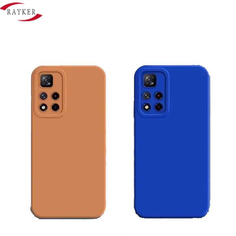 

Rayker For Xiaomi Poco M4 Pro Red Note 11 Pro Case Red Note 11 Liquid Silicone Soft Protection Phone Case Cover Anti-Drop