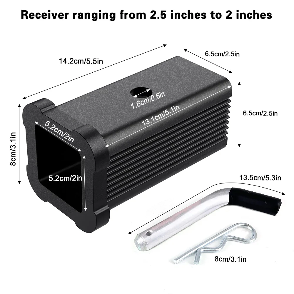 От 2-1/2 до 2 дюймов редукторный рукав адаптер сцепного устройства прицепа для