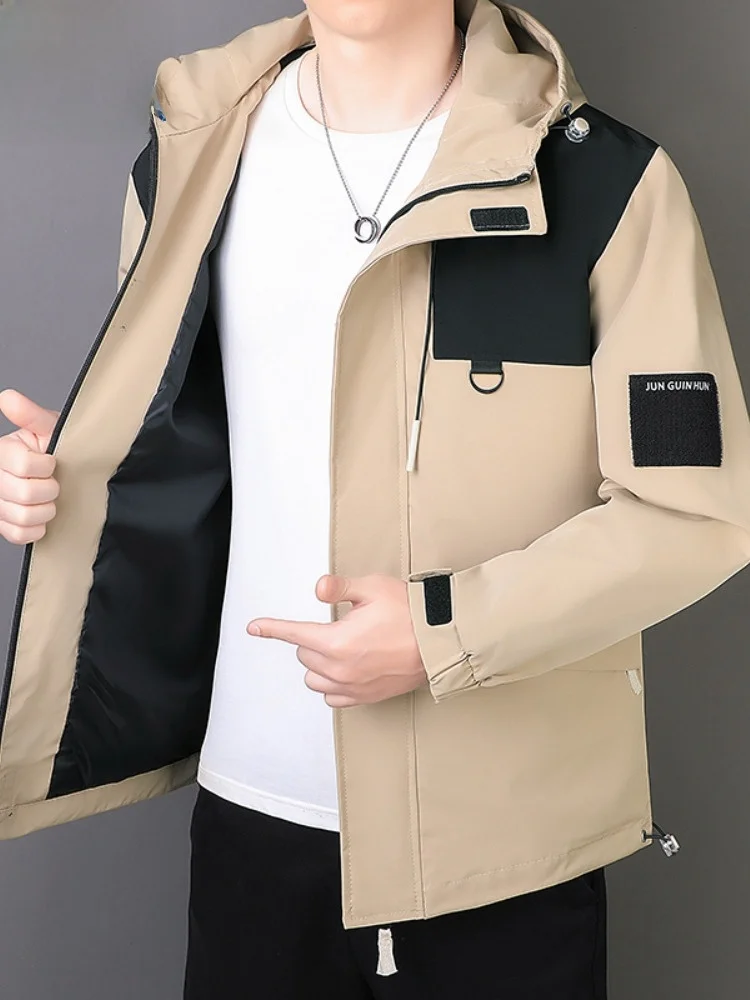 Paul 2024 новая мужская осенне-зимняя куртка с капюшоном ветрозащитная куртка-карго