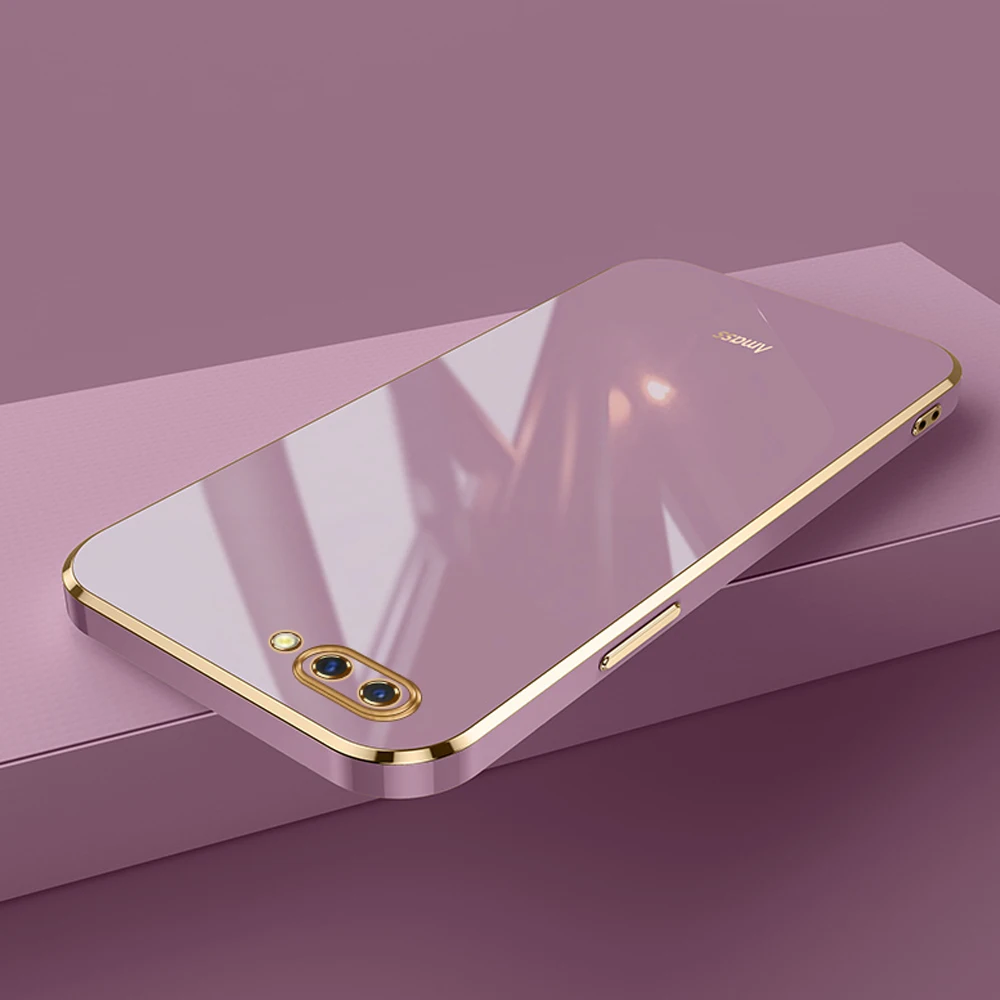 Роскошный чехол для oppo A3s с квадратным покрытием OPPO A12e A5 чехол для телефона чехол CPH1853 CPH1803 Ударопрочный силиконовый чехол Realme C1 чехол s