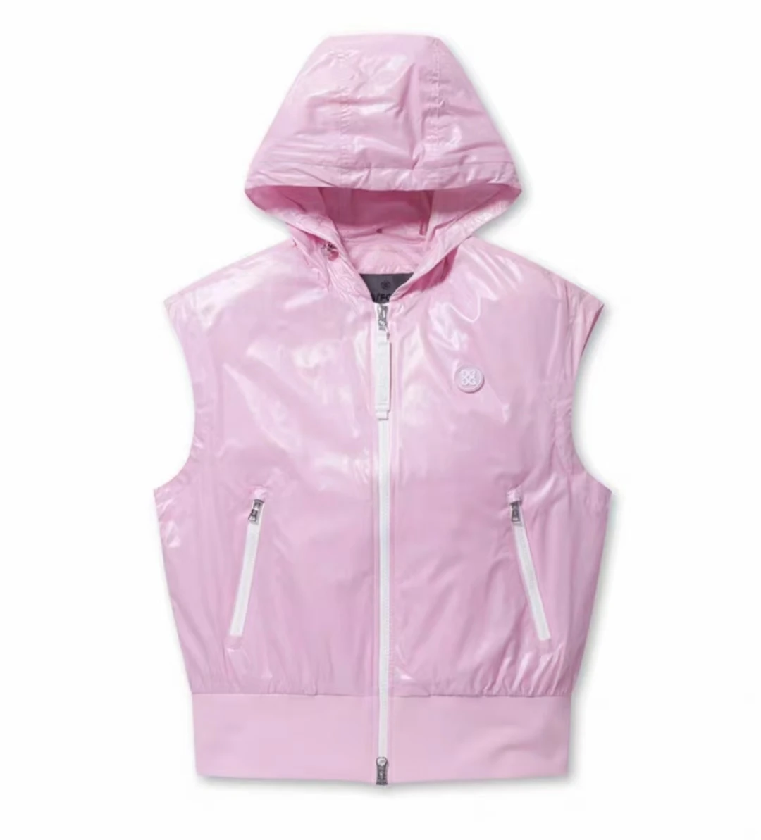 

G4 New Golf Clothing Letter Hooded Sports Sleeveless Vest Spring And Autumn New Korean Women's Top Windproof Vest
