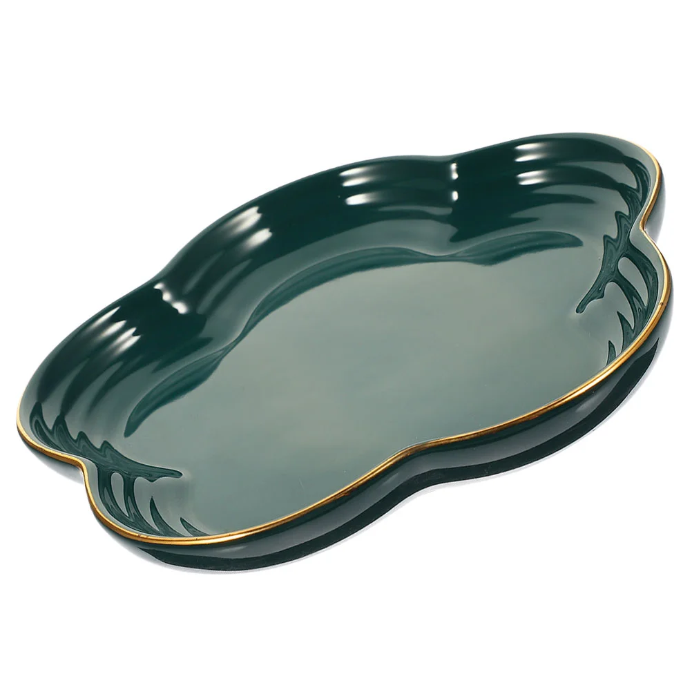 

Plate Tray Plates Ceramic Dish Dessert Party Serving Display Salad Cake Sushi Candy Snack Storage Catering Bowl Fruit Dried
