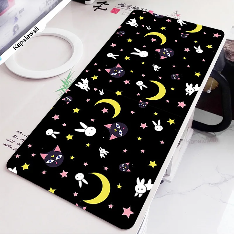 

Cute Landscape Kawaii Office Mice Gamer Soft Mousepad XXL Locking Edge Carpet Large Mouse Pad Cartoon Office Keyboard MauseMats