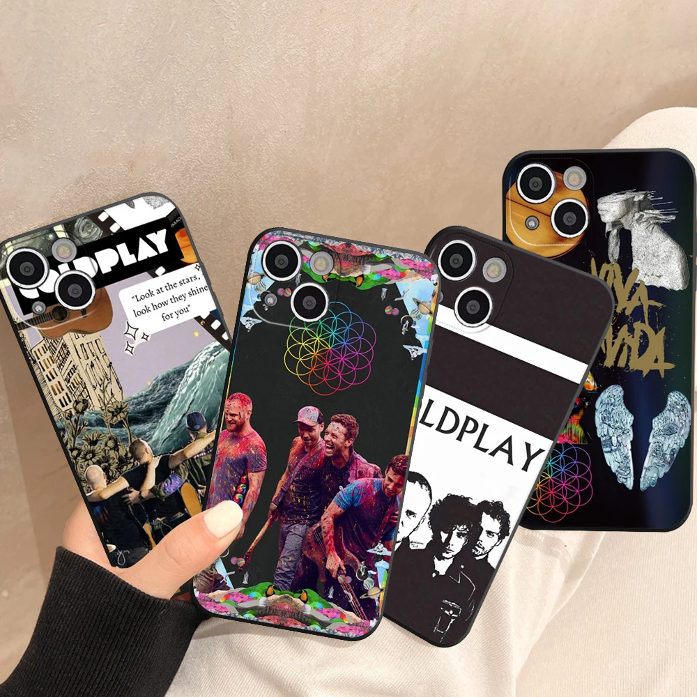 

FOR IPhone 14 Coldplay Phone Case FOR IPhone 13 11 12 Pro 8 7 Plus X Pro MAX XR XS MINI Se2020 14plus TPU Soft Black Covers