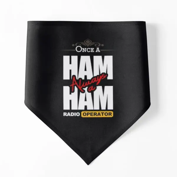

Бандана для собак и кошек Once A Ham Always A Ham, одежда для отдыха, вечеринок, с принтом, Рождественский шарф, товары для кошек
