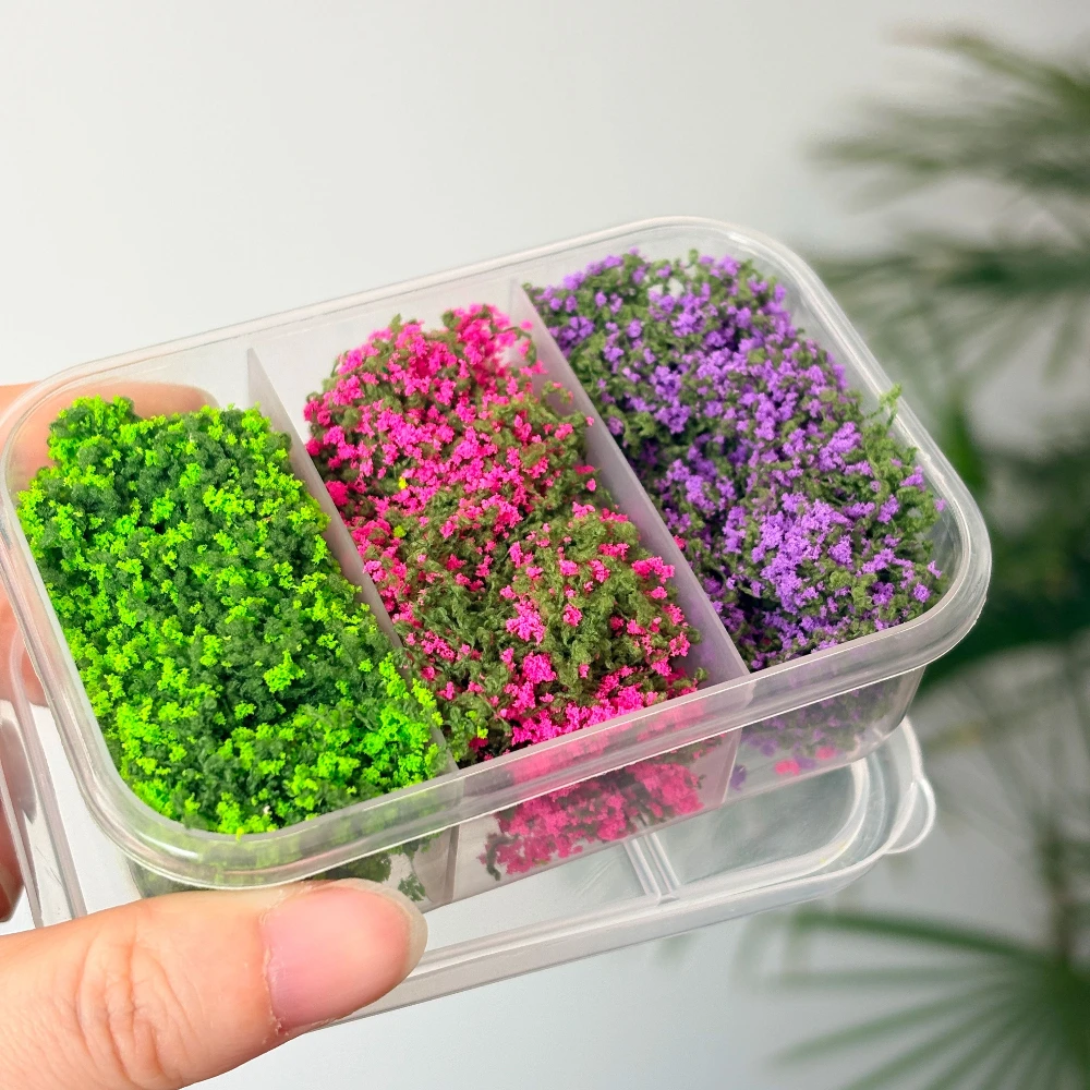 

Миниатюрные цветочные гирлянды из пластика, набор из 3 цветов