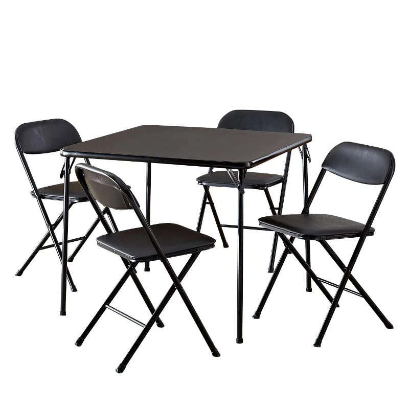

Cosco 5-Piece Black Folding Table Chair Set