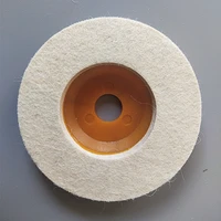1pcs 4inch 100mm wool buffing pad angle grinder felt polishing sanding disc set drill grinding wheel for abrasive rotary tools
