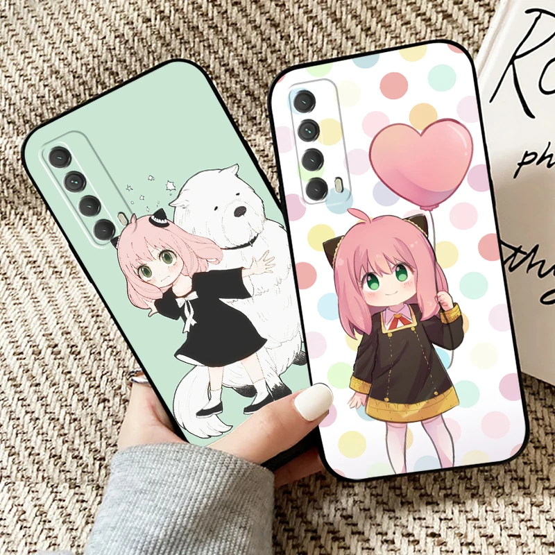 

SPY×FAMILY Anime Phone Case For Huawei P40 P30 P20 P10 Lite Honor 9 10 20 Pro 7X 8X 9X Prime P Smart Z 2021 Soft Funda Coque