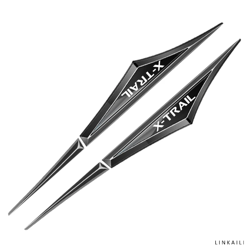 

Автомобильные металлические наклейки, дверные кранцы, боковые этикетки, кранцы, Внешнее украшение, подходит для украшения автомобиля с логотипом Nissan X-TRAIL