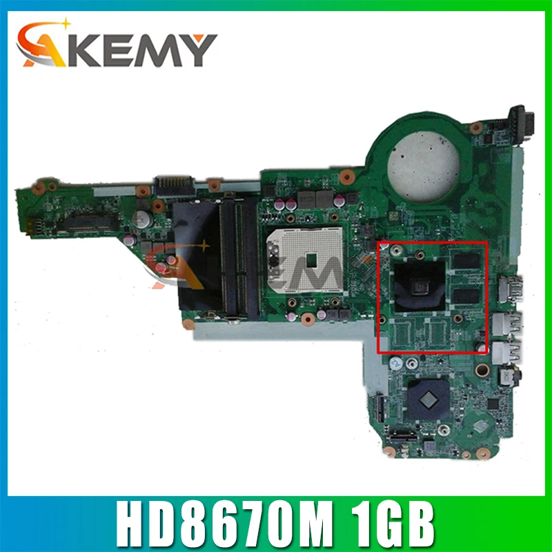 

Оригинальная материнская плата для ноутбука HP 15-E 17-E 720692-001 720692-501 HD 8670M 1 ГБ DA0R75MB6C0 DDR3 Материнская плата 100% протестирована Быстрая доставка