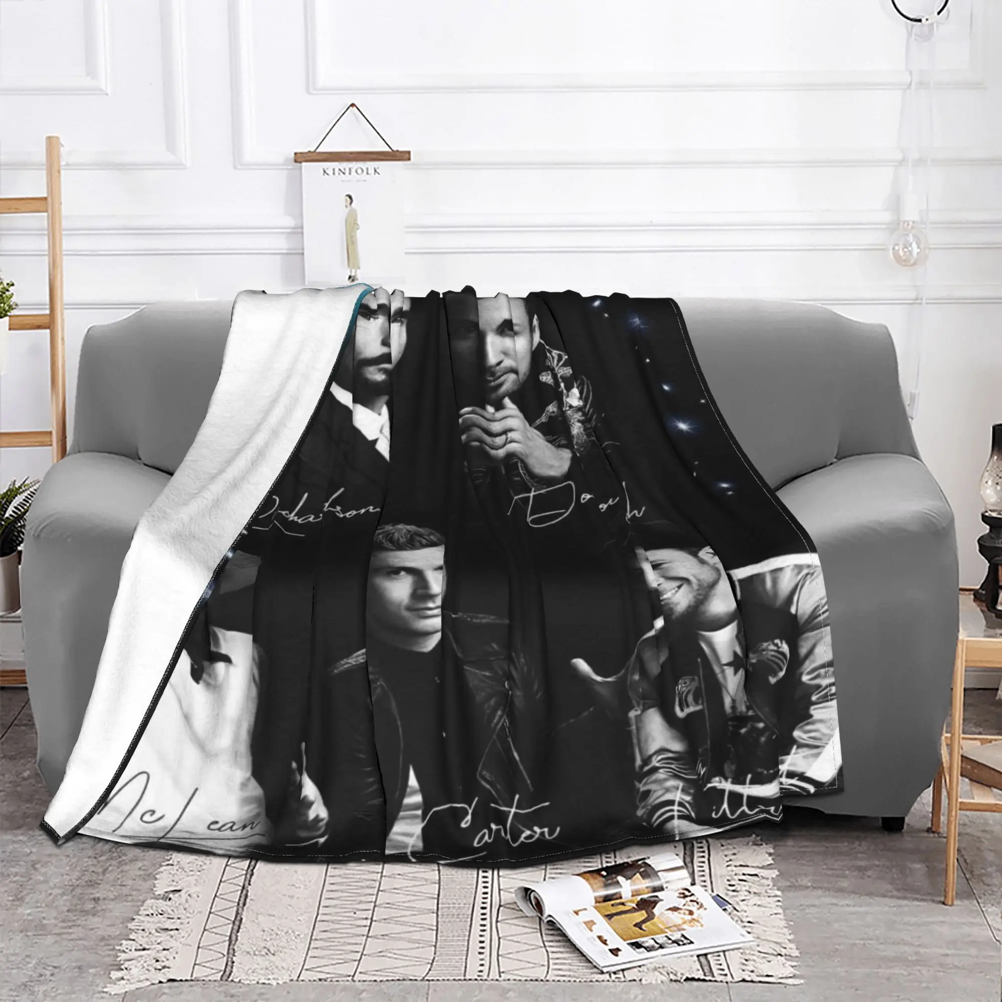 Музыкальные одеяла Backstreet Boys Bsb Band многофункциональные легкие тонкие с флисовым