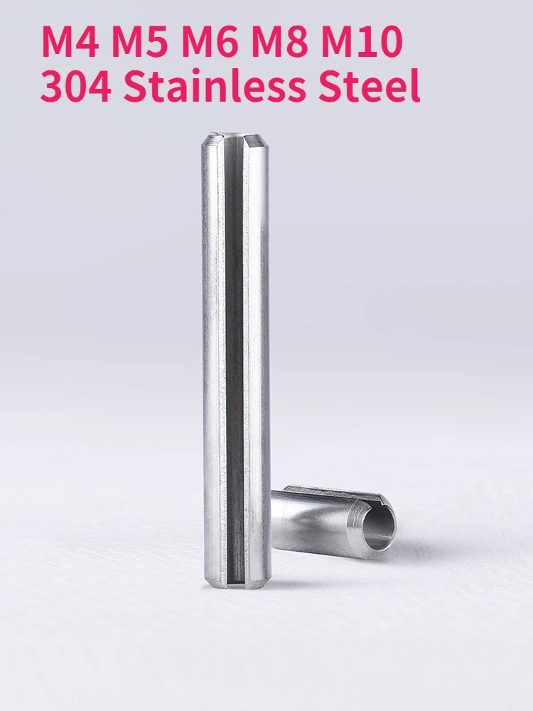 

M4 M5 M6 M8 M10 304 Stainless Steel Elastic Pins GB879 Cylindrical Pin Locating Pin Cotter Pin Spring Pin