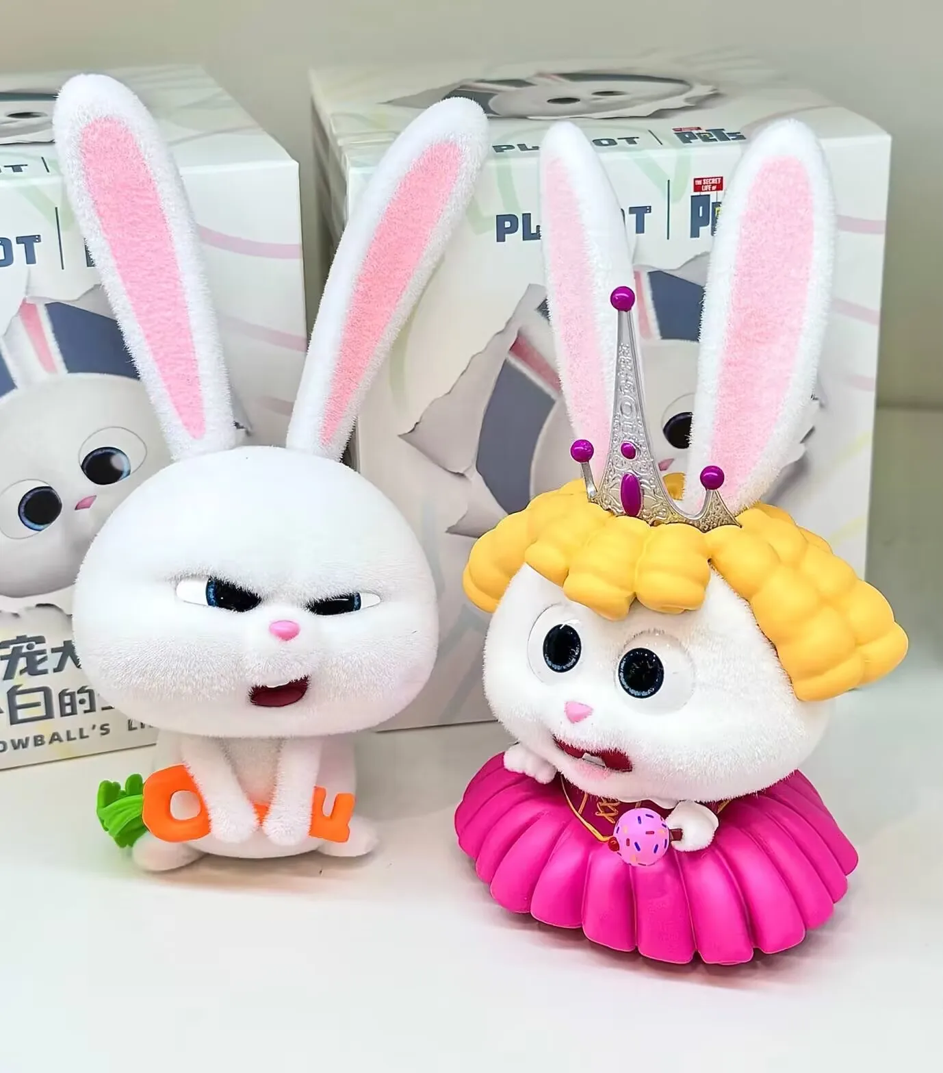 Фото Новый оригинальный Plzdot THE SECRET LIFE OF PETS Snowball'S Life Series слепая коробка экшн-фигурка анимационные периферийные украшения подарок №3
