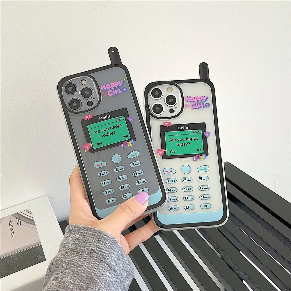 

Personality Cute Creative Mobile Phone Form Factor Soft Case For Iphone 11 12 13 Pro Max Xr X Xs Female Anti-drop Cover Fundas
