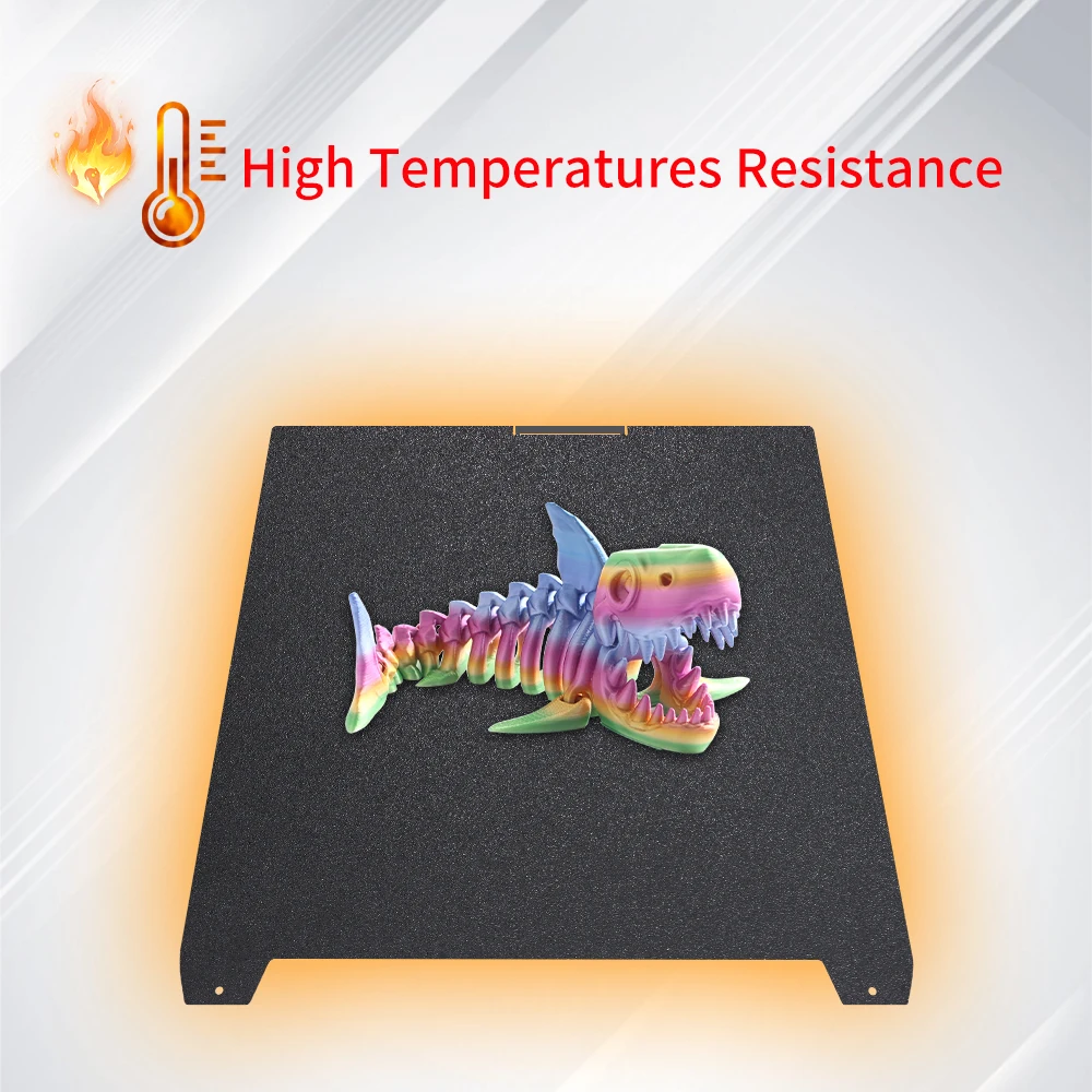 Для Creality K2 Plus Черная матовая конструкторная пластина PEI 370x370 мм Высокая прочность