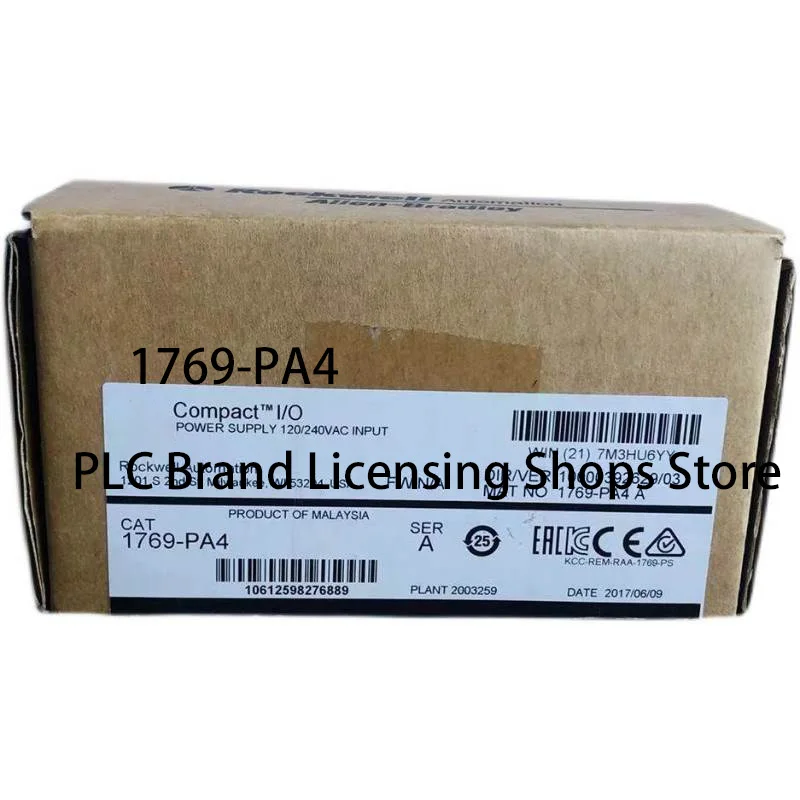 

Новый оригинальный контроллер PLC за 24 часа в течение отгрузки 1769-PA4