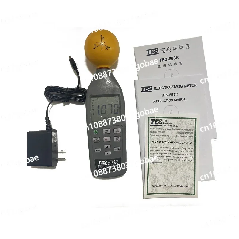 % Детектор электромагнитного излучения TES-593R TES593R Измеритель ЭДС Трехосный