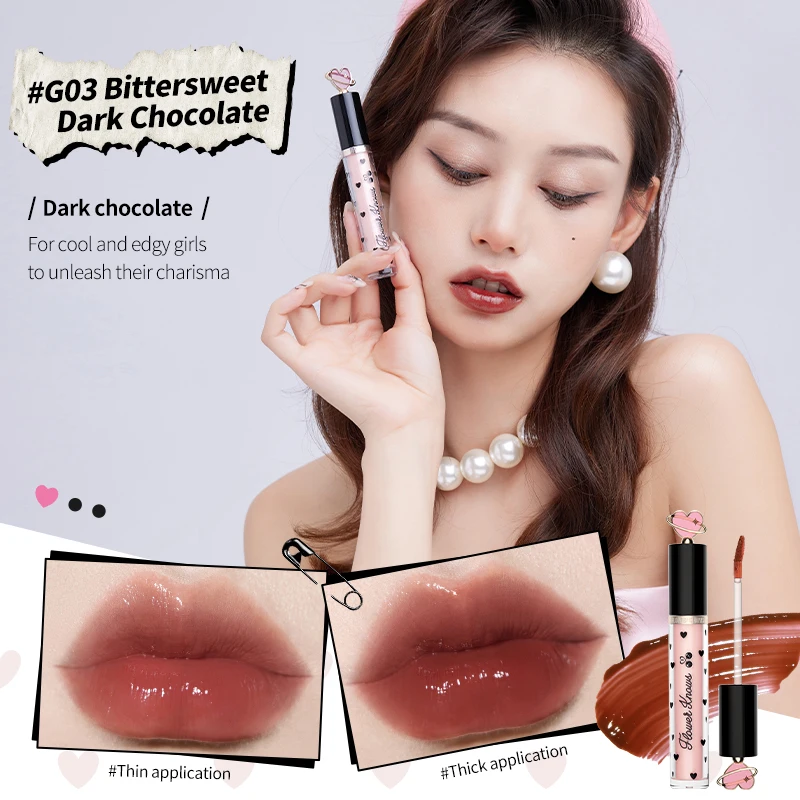 Flower Knows Cherry Love Lip Gloss Liquid Tint In 12 Colours 3g |