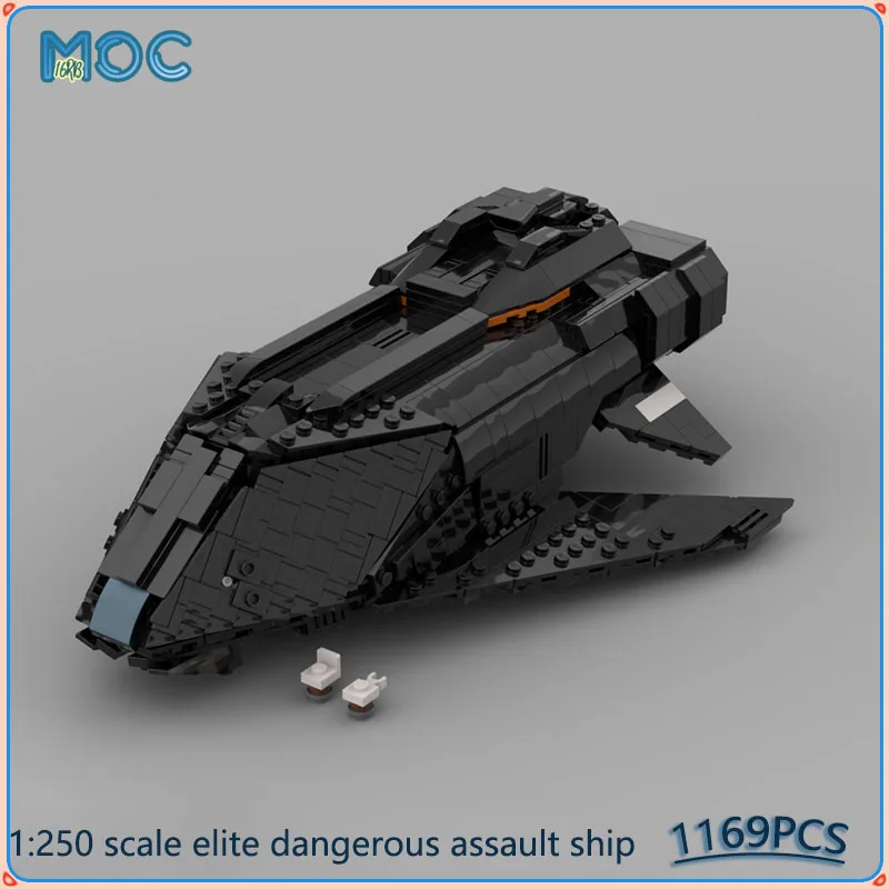 Фото Модель элитного штурмового корабля MOC в масштабе 1:250, конструктор DIY, развивающие космические игрушки, подарки, 1169 деталей №1