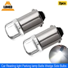 2pcs BA9S T4W LED Car light bulb T2W T3W H5W interior Car LED License Plate light 2 LED 2835 SMD DC12V 12913 12910 12929