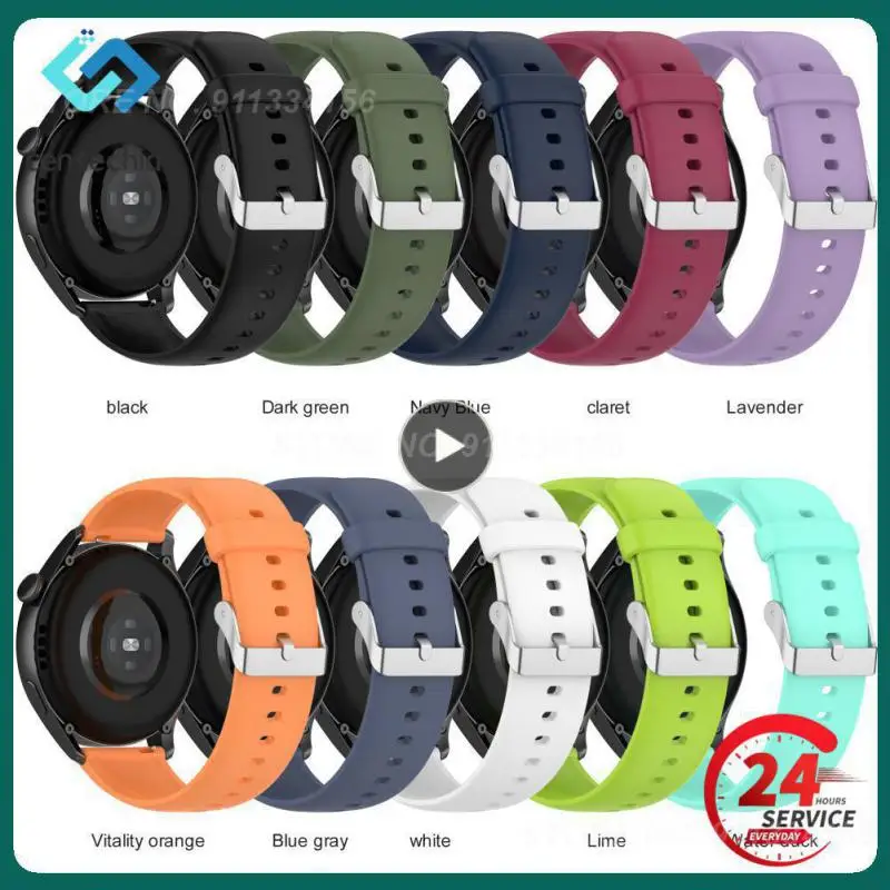 

1~10PCS Strap for Huawei Watch3 Band Sport Silicone Replaceable Wrist Strap Fashion Bracelet Watchbands for Huawei Watch GT