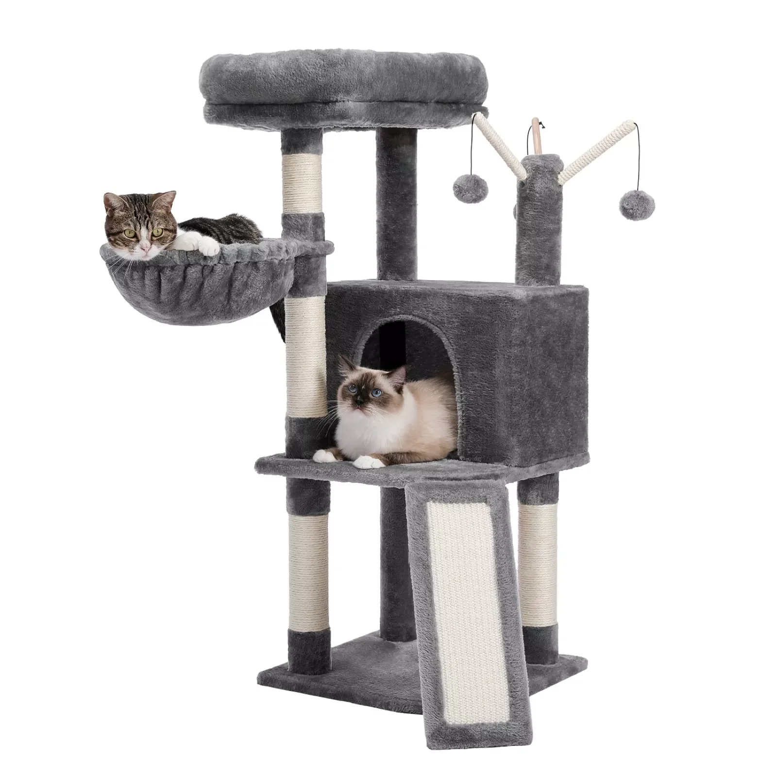 

Height 105CM Tree Condo Interactive Playing Toys Hummock Perch for CAT Sleeping Multi-Level Tower rascador gato arbre à chat