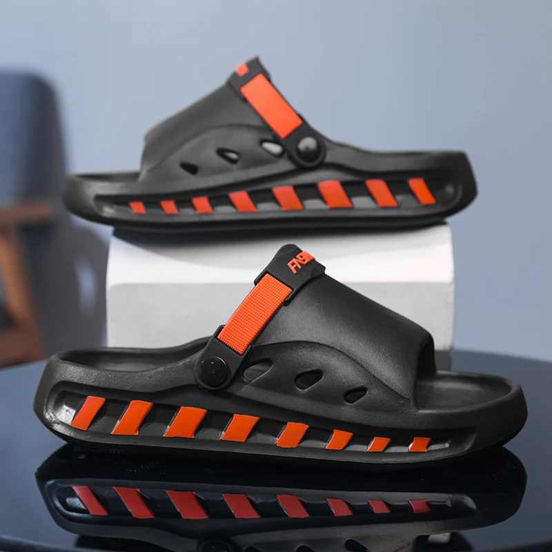 Мужские летние босоножки повседневные дизайнерские шлепанцы для мальчиков