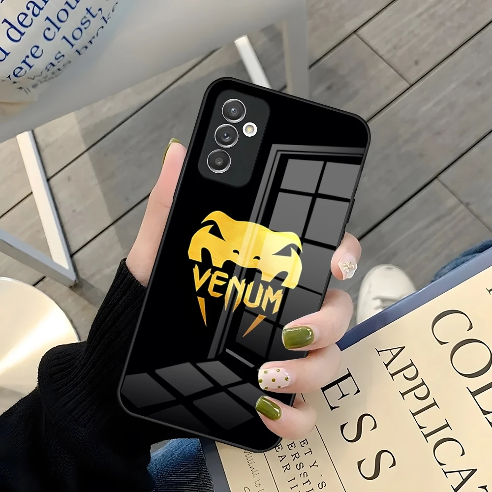 Чехол для телефона MINISO V-venumS Samsung A52 A71 A21 Galaxy A34 A14 A32 M14 S24 S23 S22 S21 S20 FE Glass Cover