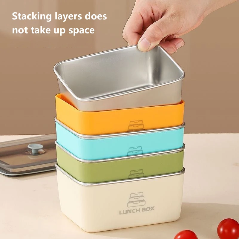 Контейнер Для Хранения Продуктов Питания Из Нержавеющей Стали С Крышкой